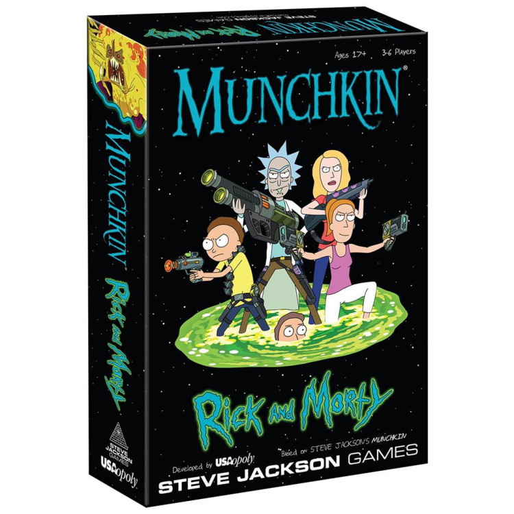 European Player Network Munchkin: Rick and Morty kaartspel Engels, 3 - 6 spelers, 60 - 120 minuten, Vanaf 17 jaar