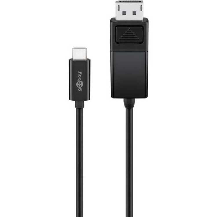 goobay USB-C naar DisplayPort adapterkabel kabel 1,2 Meter, 4K 60Hz