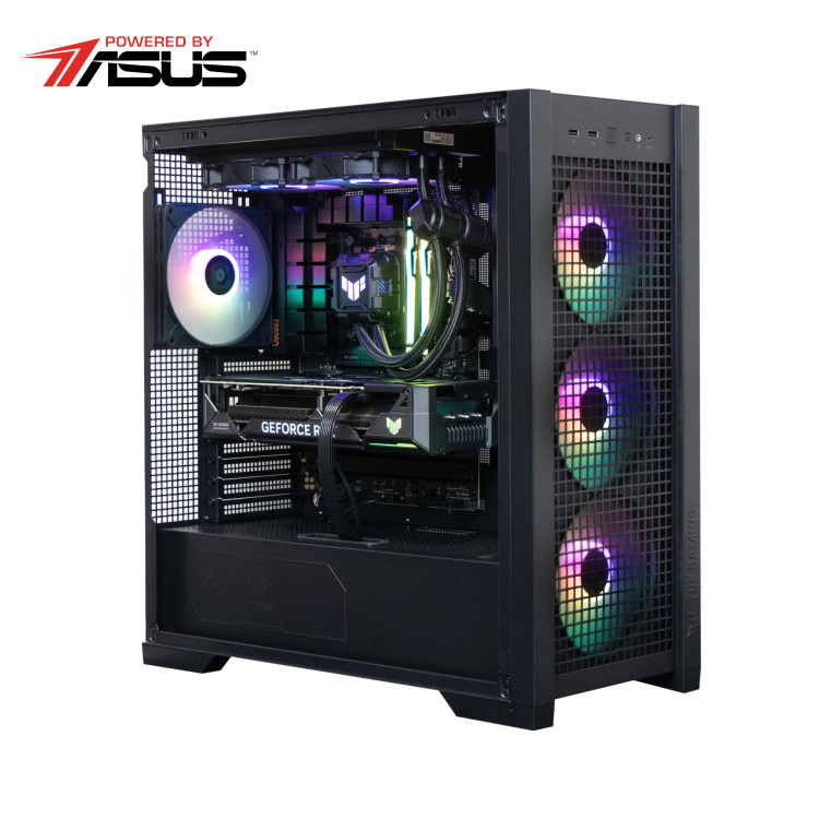 ALTERNATE Powered by ASUS TUF R7 - RTX 4070 SUPER gaming pc R7 7800X3D | RTX 4070 SUPER | 32 GB | 2 TB SSD