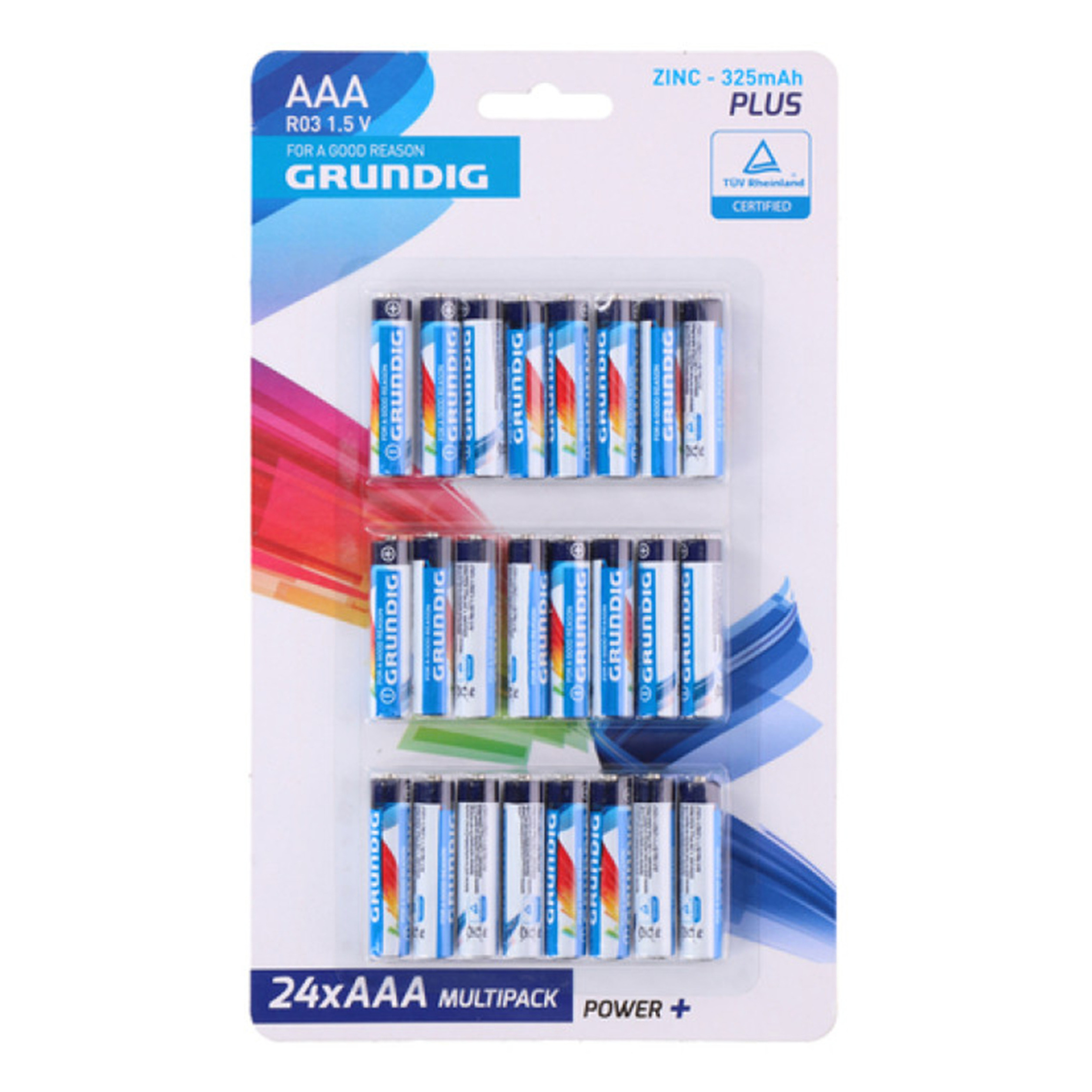 24x Grundig Batterijen - AAA - alkaline - 1.5 V - voordeelpak - niet-oplaadbaar -