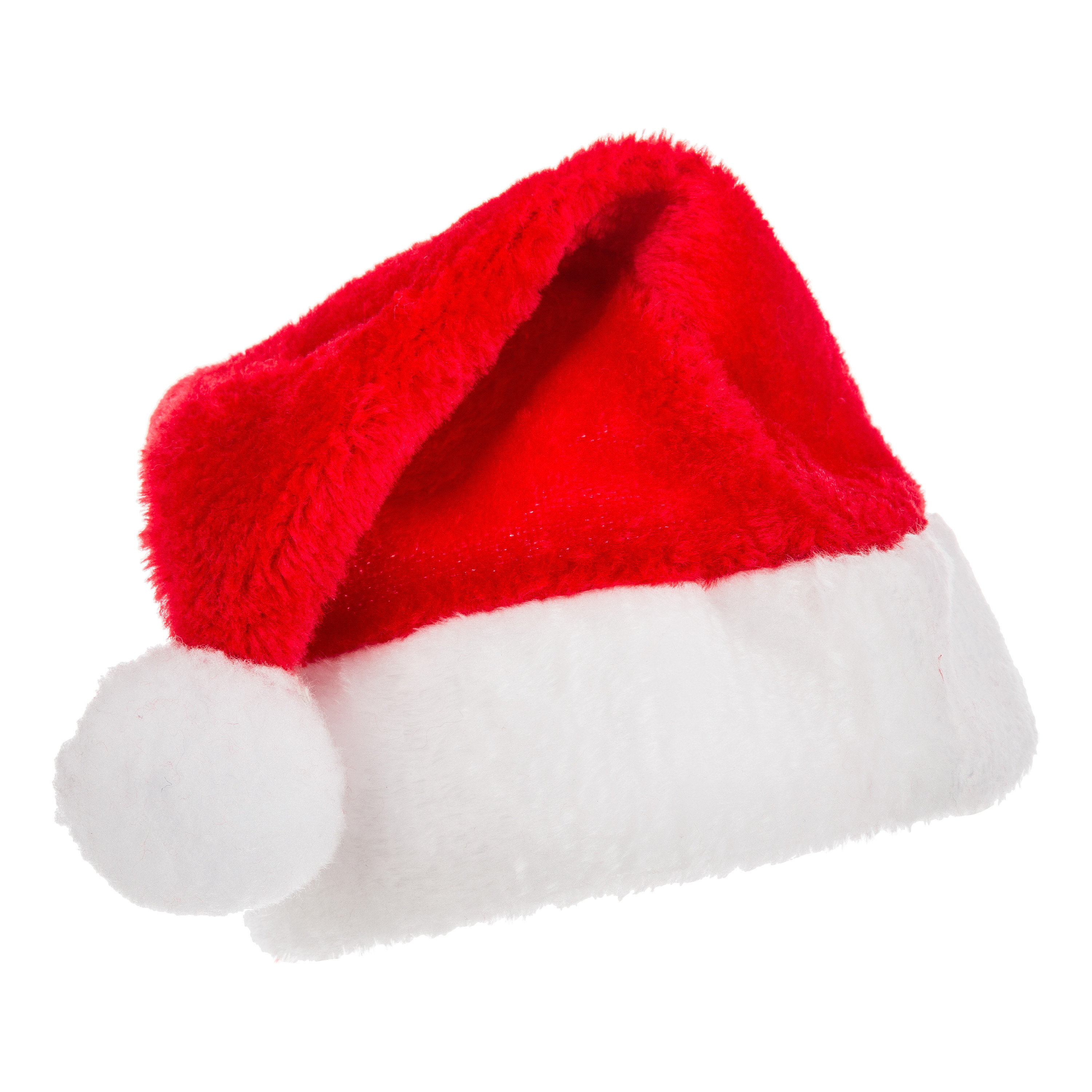 Feeric Kerstmuts - rood - 29 x 15 x 35 cm - polyester - voor kinderen -