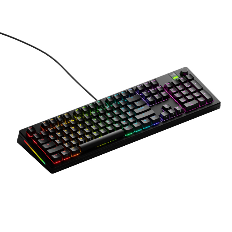 Glorious GMMK 3 100% Prebuilt Wired Black gaming toetsenbord 100%, RGB, GPBT-doubleshot keycaps, Knob