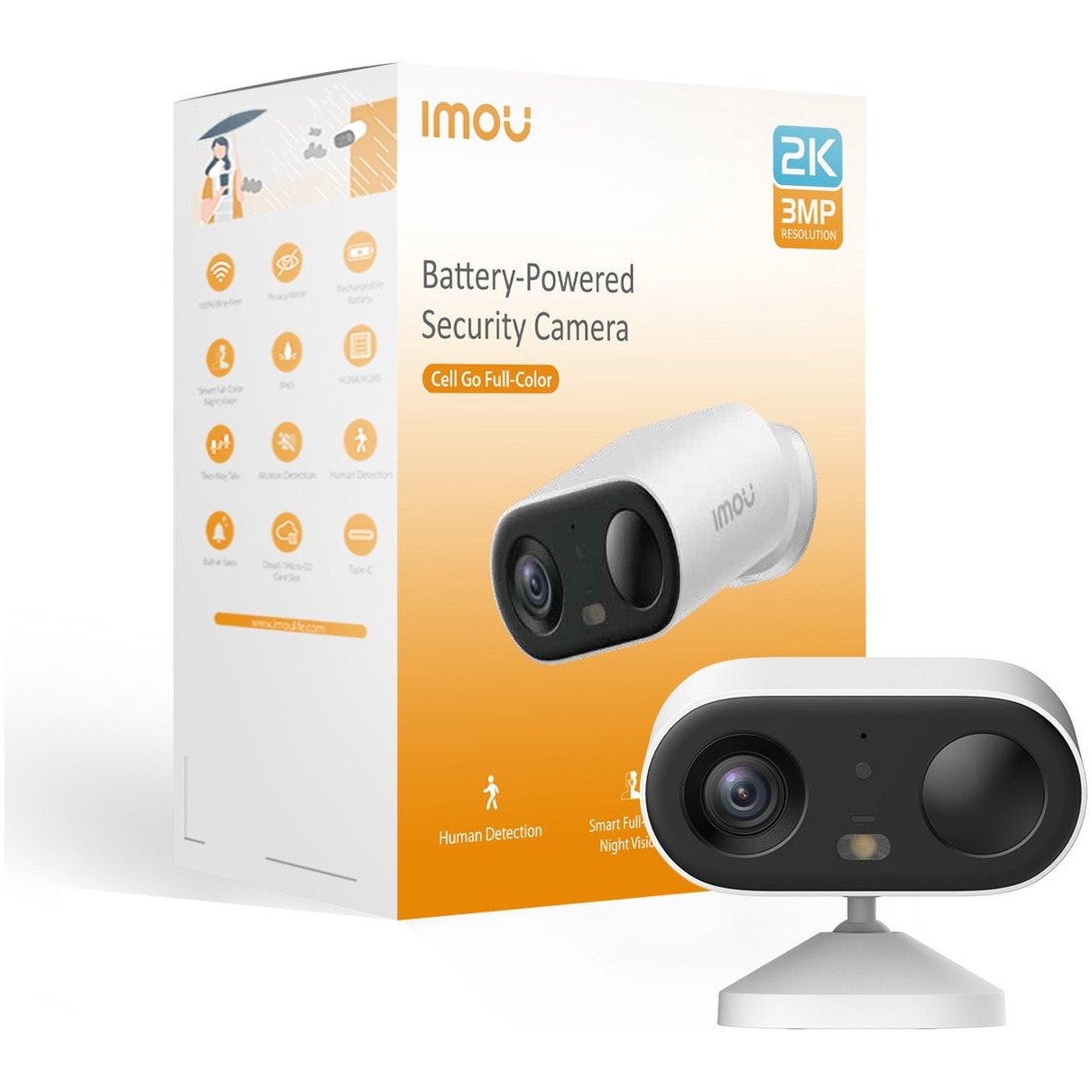Imou Cell go Full color IP-camera Wit