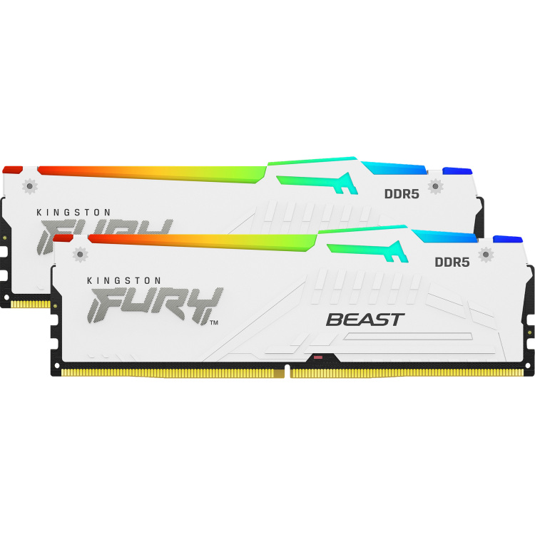 Kingston FURY 32 GB DDR5-6000 (2x 16 GB) Kit werkgeheugen KF560C36BWE2AK2-32, Beast RGB, XMP 3.0
