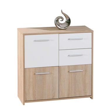 Dressoir Eboli - bruin - 77x77x30 cm - Leen Bakker