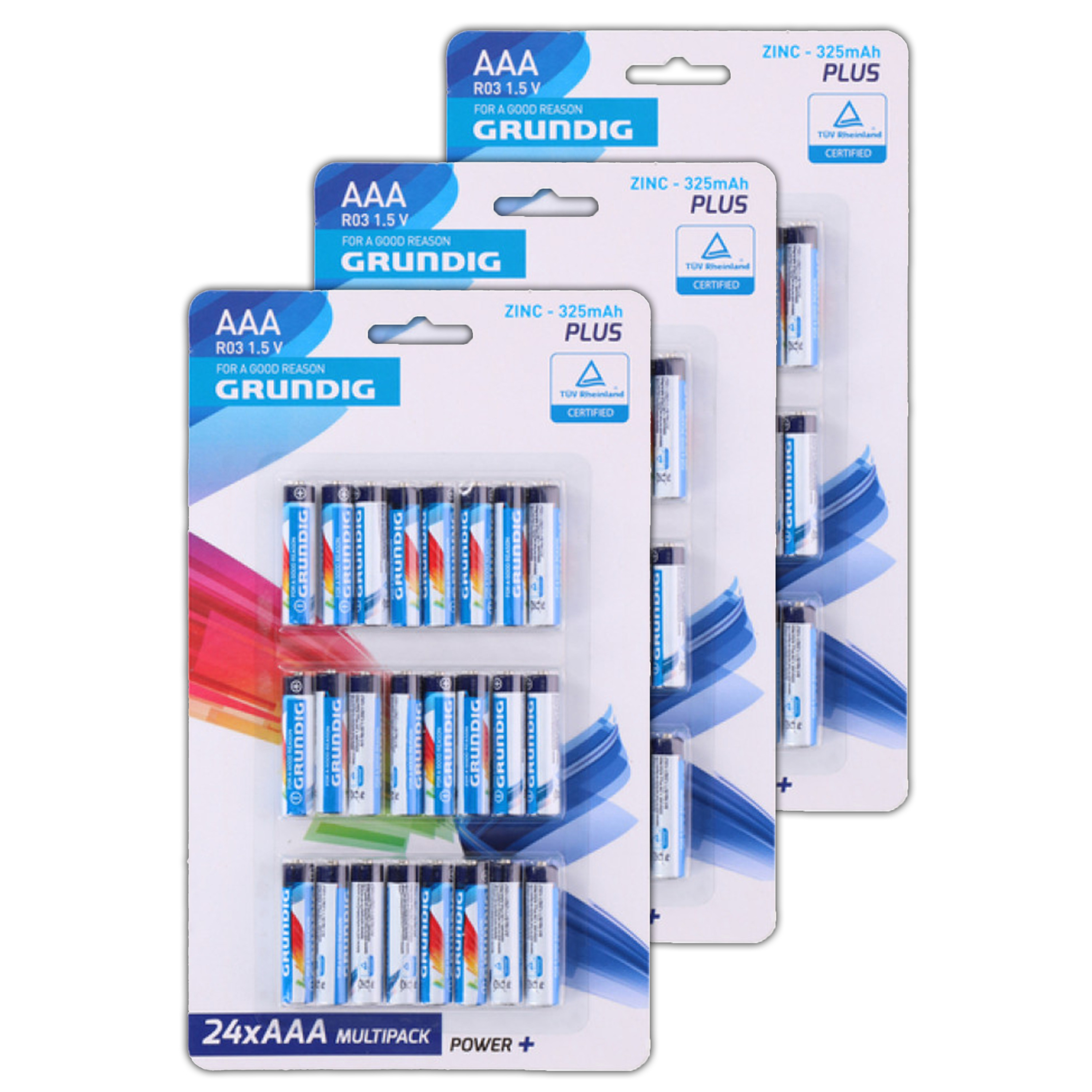 72x Grundig Batterijen - AAA - alkaline - 1.5 V - voordeelpak - niet-oplaadbaar -
