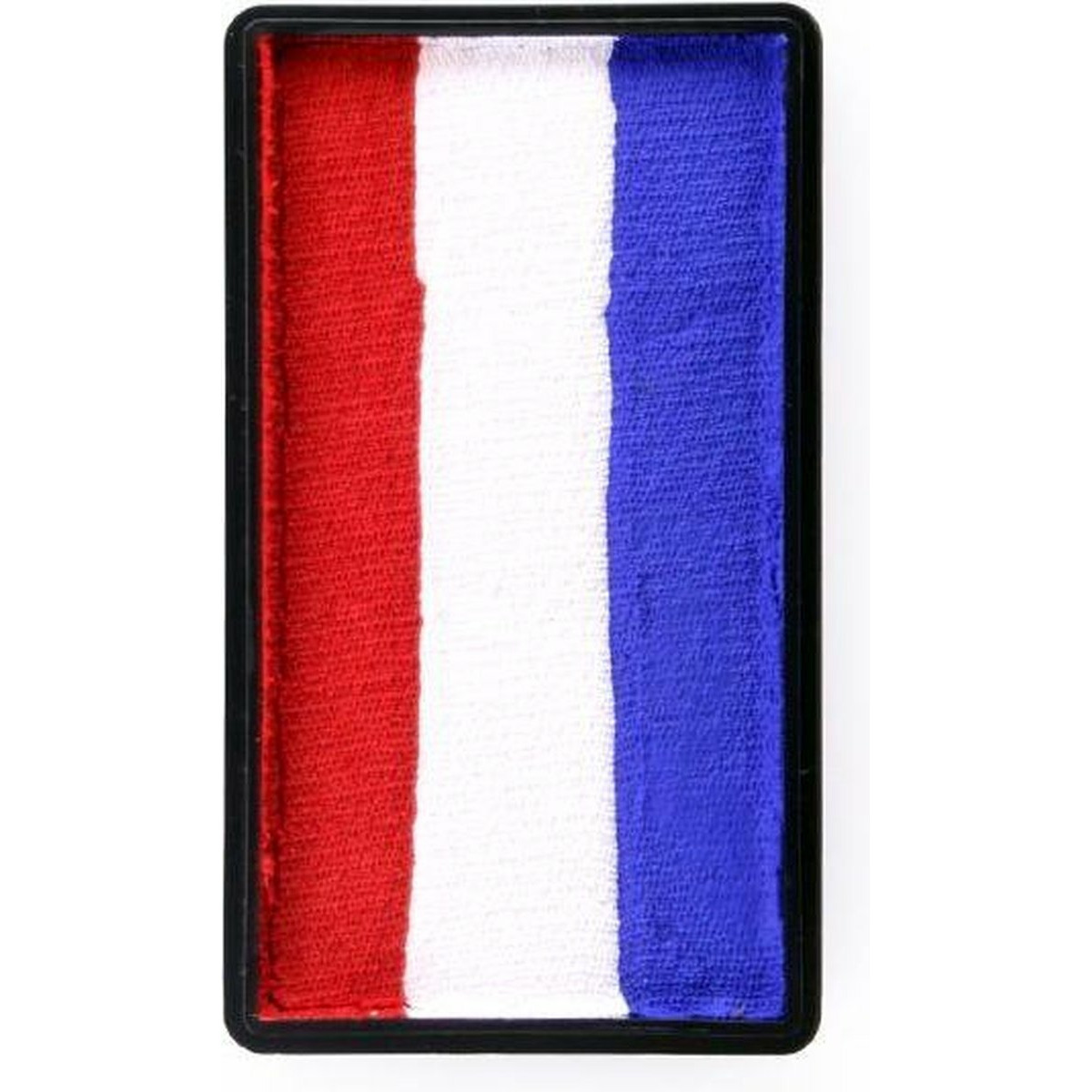 Nederlandse vlag schmink splitcake - rood/wit/blauw - koningsdag accessoires - holland -
