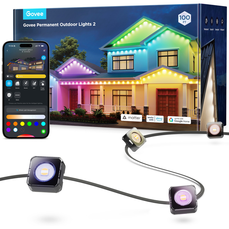 Govee Permanent Outdoor Lights 2 (30 m) sfeerverlichting