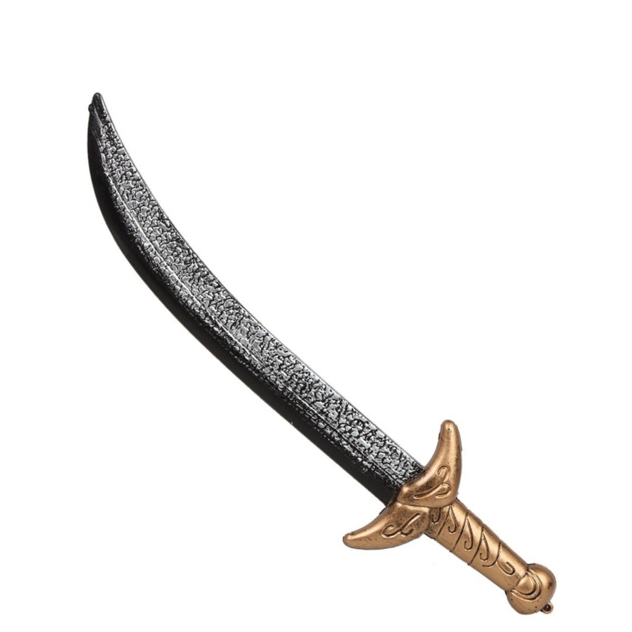 Zwaard Arabisch/Piraat - verkleed speelgoed - 50 cm - kunststof - wapens - kind/adults -