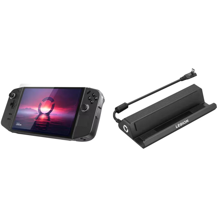 Lenovo Legion Go Bundel handheld game console 1 TB, Windows 11, Incl. USB-C Dock + schermbescherming