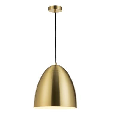 Hanglamp Quinnty E27 - goudkleur - 120xØ30 cm - Leen Bakker