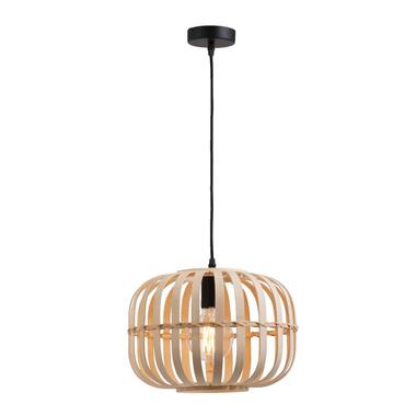 Hanglamp Asher E27 - naturelkleur - 150xØ33 cm - Leen Bakker