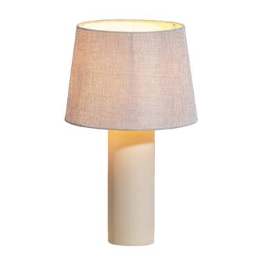 Tafellamp Murcia E27 - grijs beton - 51xØ31 cm - Leen Bakker