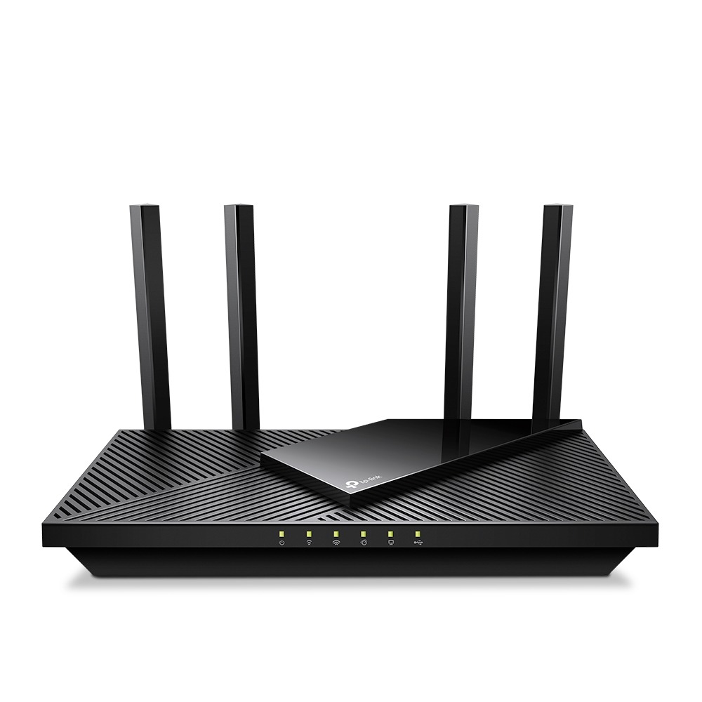 TP-Link AX3000 Dual-Band Wi-Fi 6 Router Router Zwart