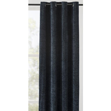 Gordijn Leander - blauw - 140x280 cm (1 stuk) - Leen Bakker