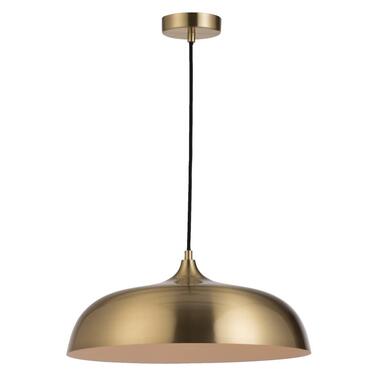 Hanglamp Quinn E27 - goudkleur - 120xØ40 cm - Leen Bakker
