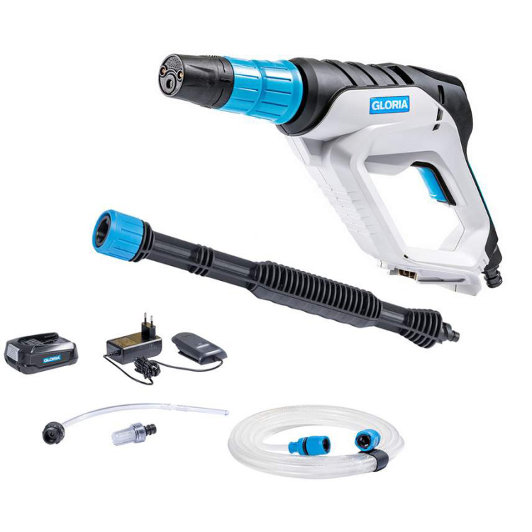 Gloria MultiJet 18V set hogedrukreiniger Accu en lader inbegrepen, POWER FOR ALL