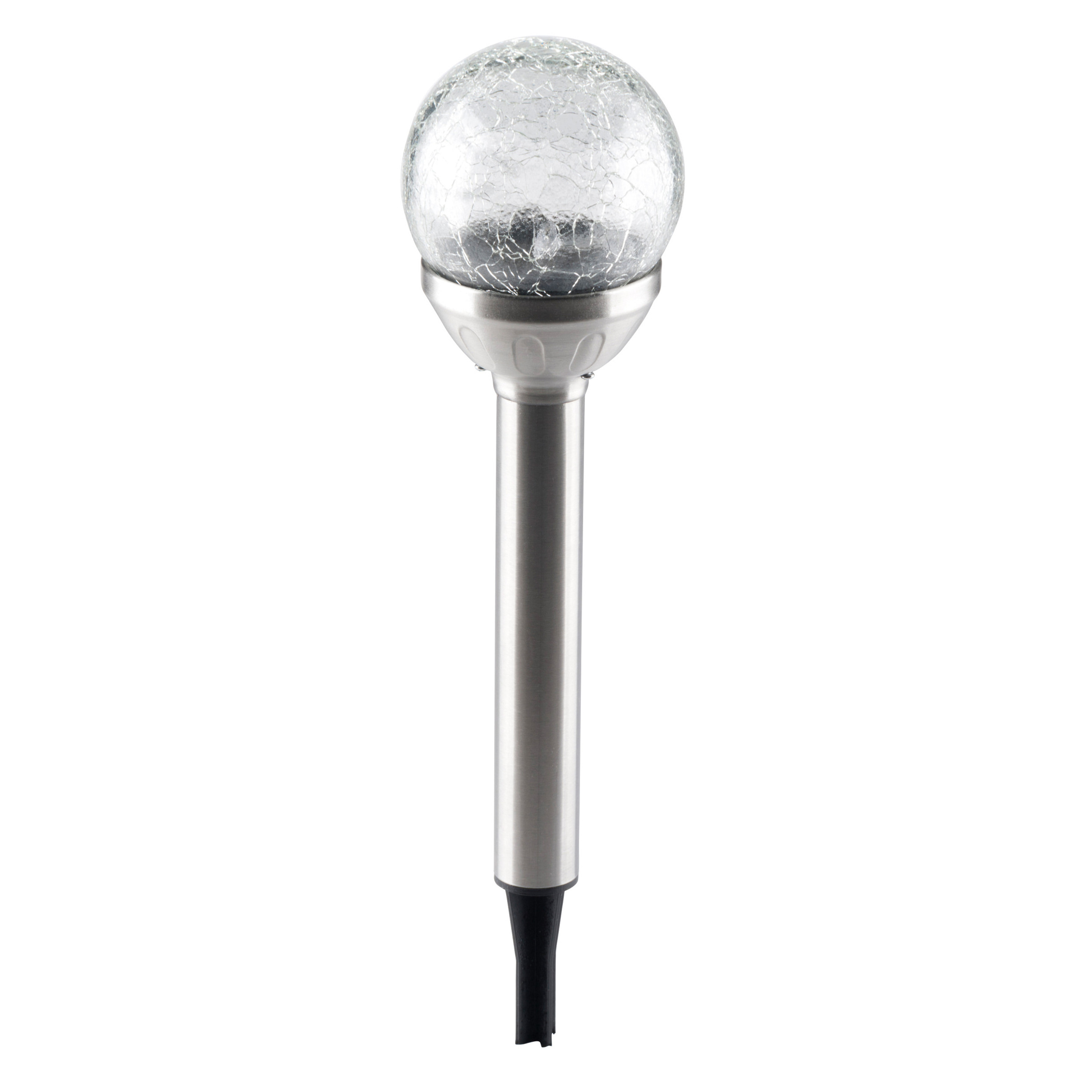 Solar tuinlamp - glazen bol - op zonne-energie - 25 cm - tuinverlichting -