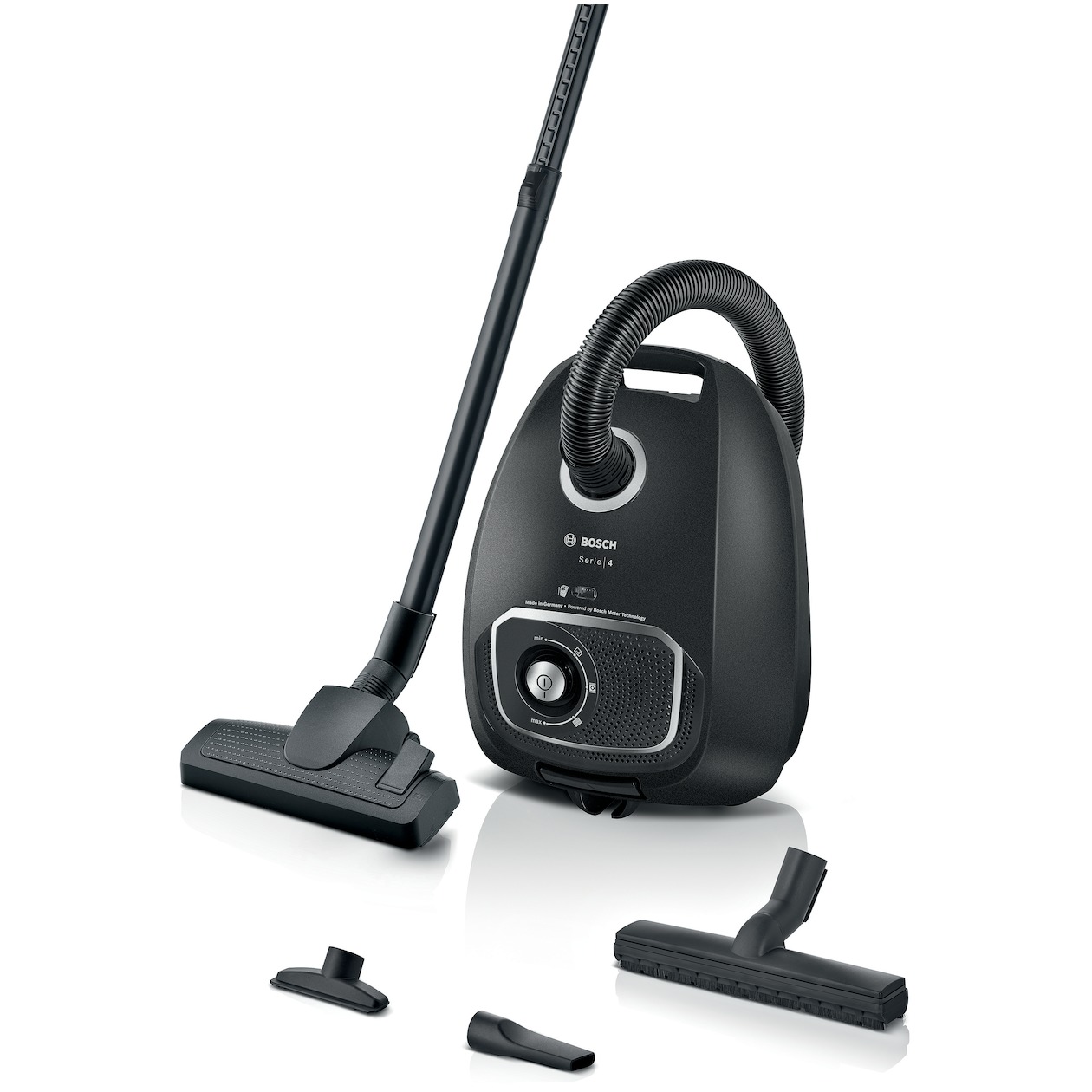 Bosch BGL41BA3H Stofzuiger met zak Zwart