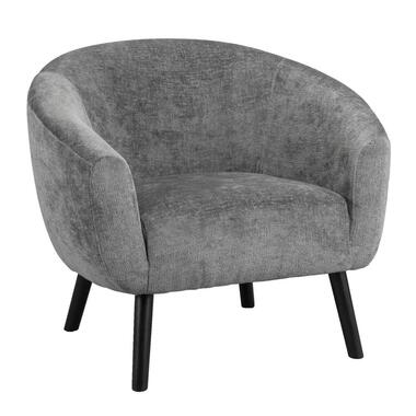 Fauteuil Rosaly - grijs - Leen Bakker