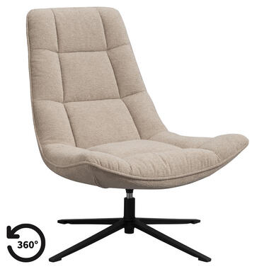 Fauteuil Emily - zand - Leen Bakker