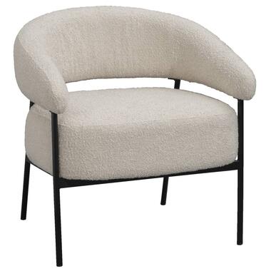 Fauteuil Nola - zand - Leen Bakker