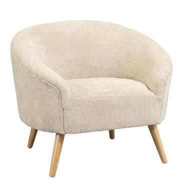 Fauteuil Lina - zand - Leen Bakker