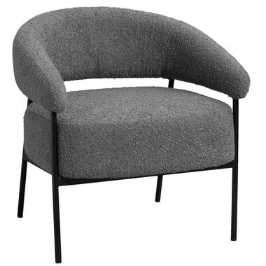 Fauteuil Nola - lichtgrijs - Leen Bakker