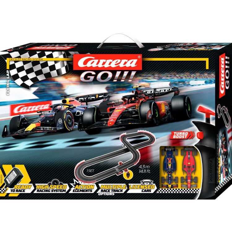 Carrera GO!!! Verstappen tegen Sainz racebaan