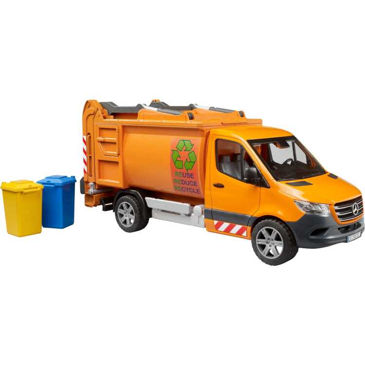 bruder Mercedes Benz Sprinter Gemeente vuilniswagen modelvoertuig Schaal 1:16