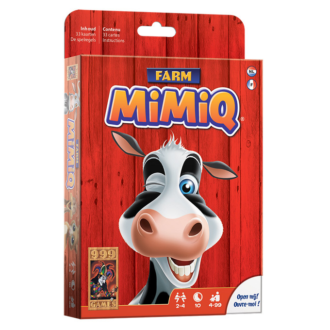 999 Games Mimiq Farm kaartspel Nederlands, 2 - 4 spelers, 10 minuten, Vanaf 4 jaar