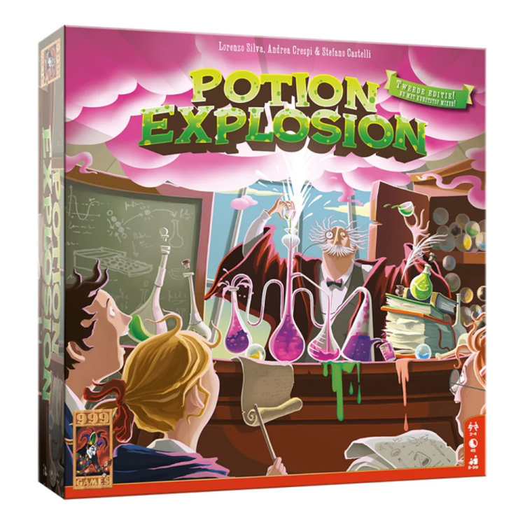 999 Games Potion Explosion bordspel Nederlands, 2 - 4 spelers, 45 minuten, Vanaf 8 jaar