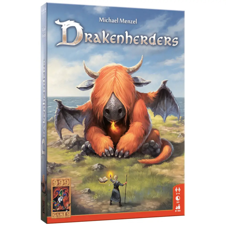 999 Games Drakenherders kaartspel Nederlands, 2 - 4 spelers, 20 minuten, Vanaf 8 jaar