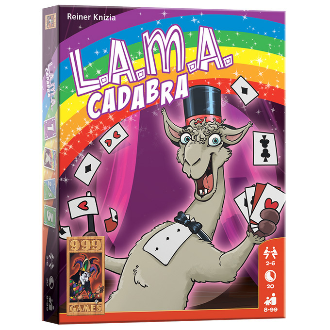 999 Games Lama: Cadabra kaartspel Nederlands, 2 - 6 spelers, 20 minuten, Vanaf 8 jaar