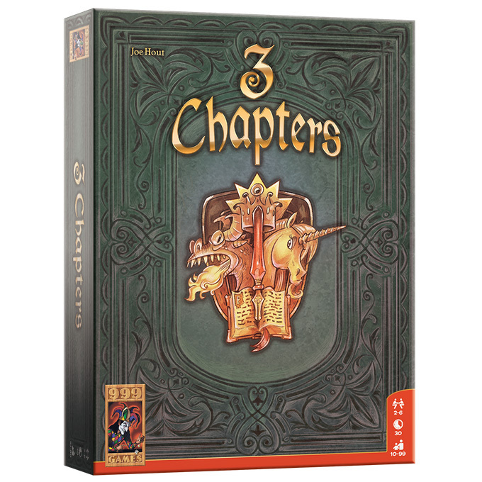 999 Games 3 Chapters kaartspel Nederlands, 2 - 6 spelers, 30 minuten, Vanaf 10 jaar