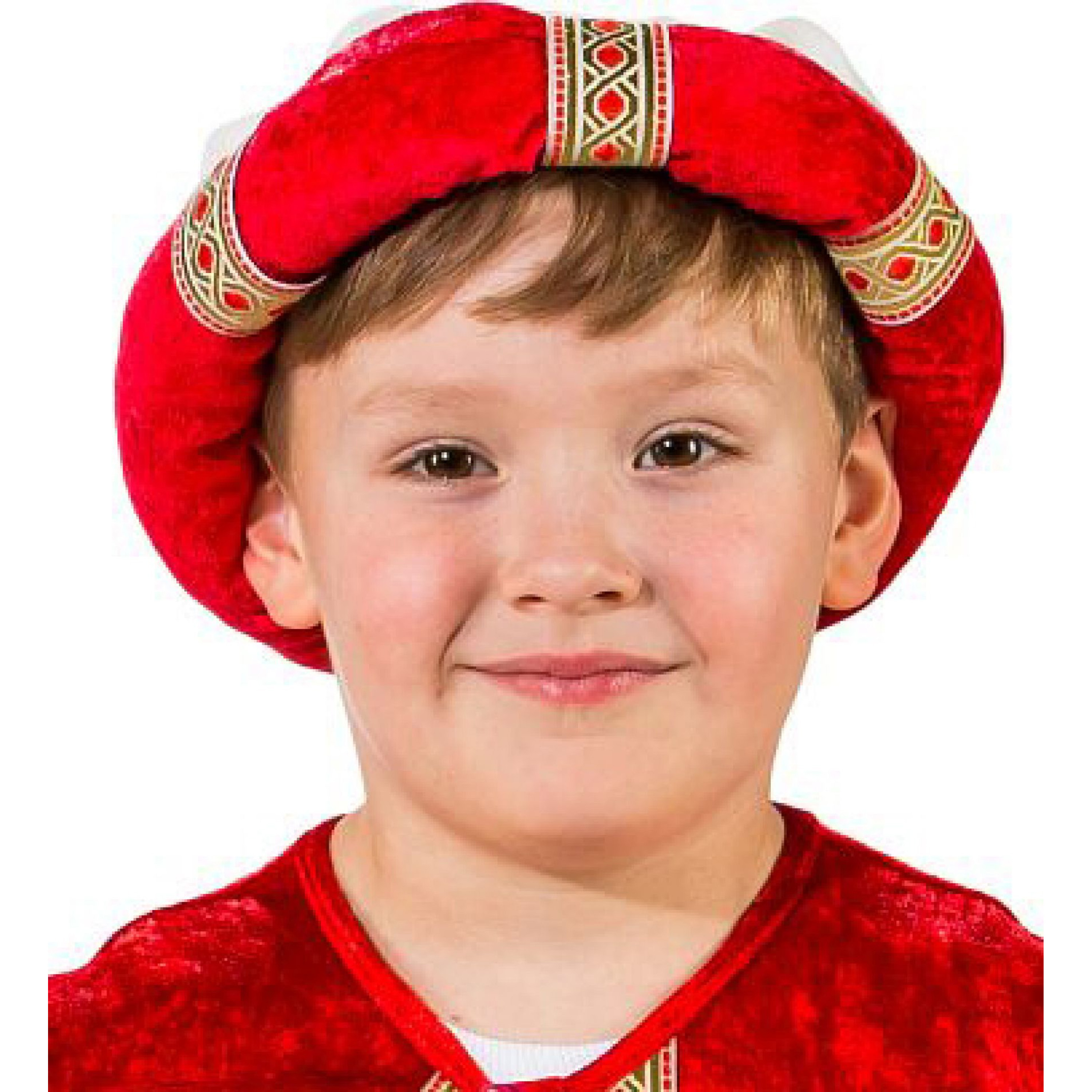 Carnaval verkleed Tulband - 1001 nacht Sultan - rood - kinderen - themafeest -