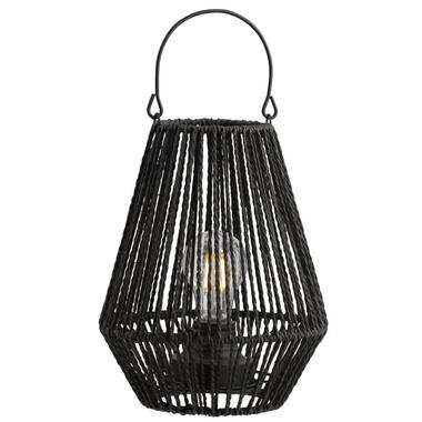 LED lamp Bowie - zwart - 26xØ20 cm - Leen Bakker