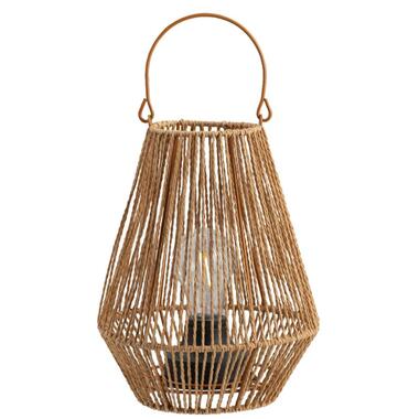 LED lamp Bowie - naturel - 26xØ20 cm - Leen Bakker