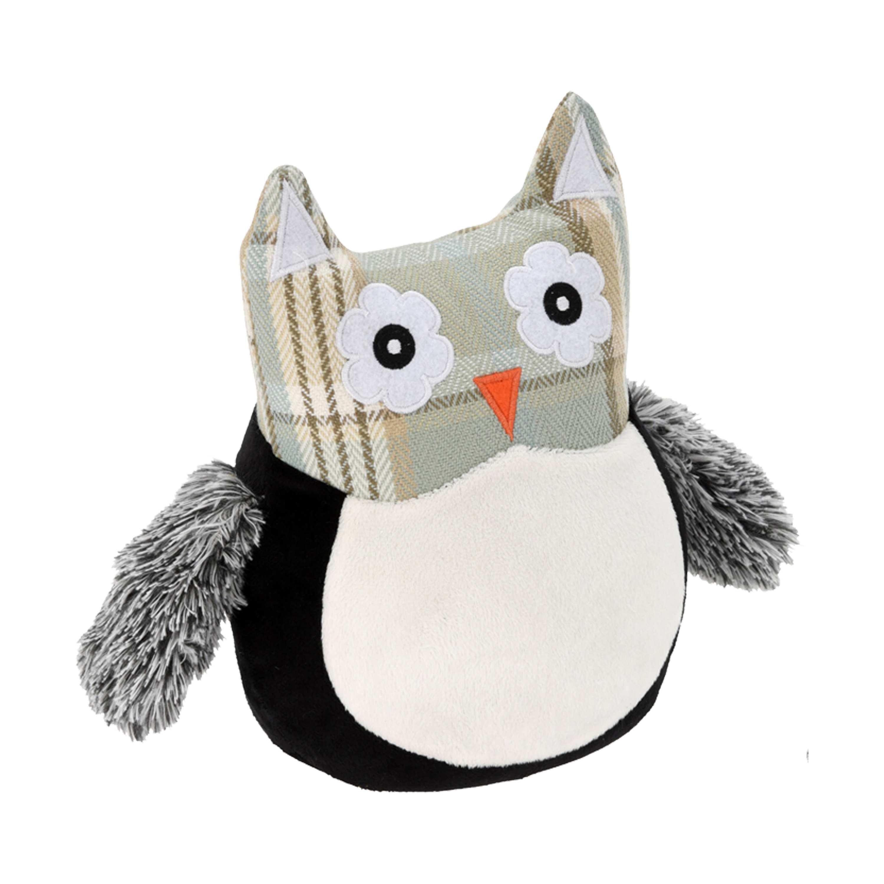 Deurstopper - uil - 24 x 14 x 23 cm - polyester - dieren thema deurstoppers -