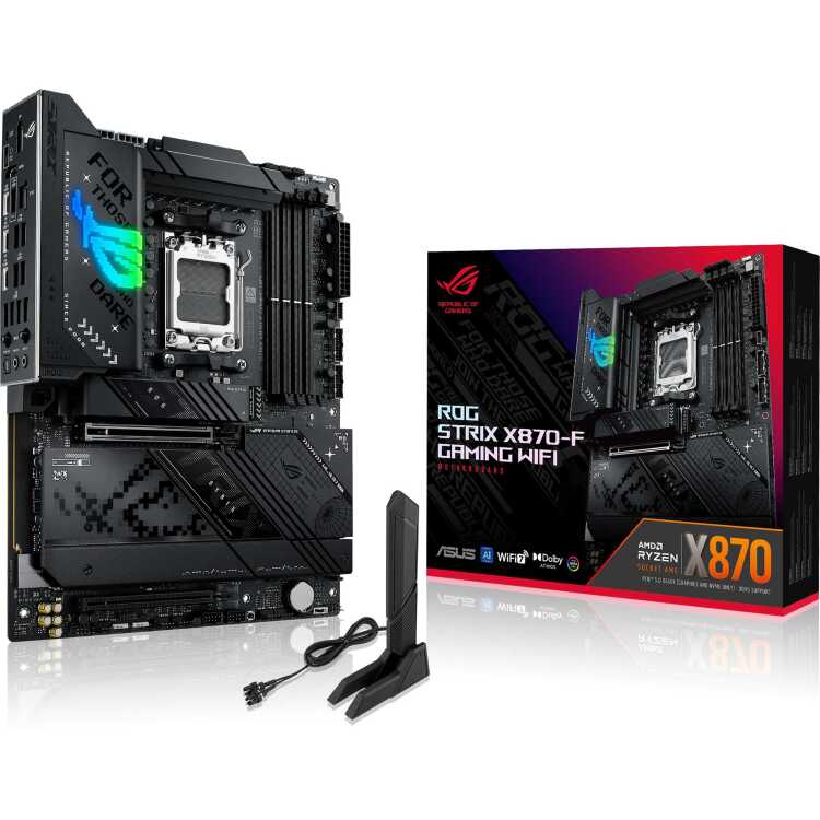 ASUS ROG STRIX X870-F GAMING WIFI moederbord 2.5Gb-LAN, WLAN, BT, Sound, ATX