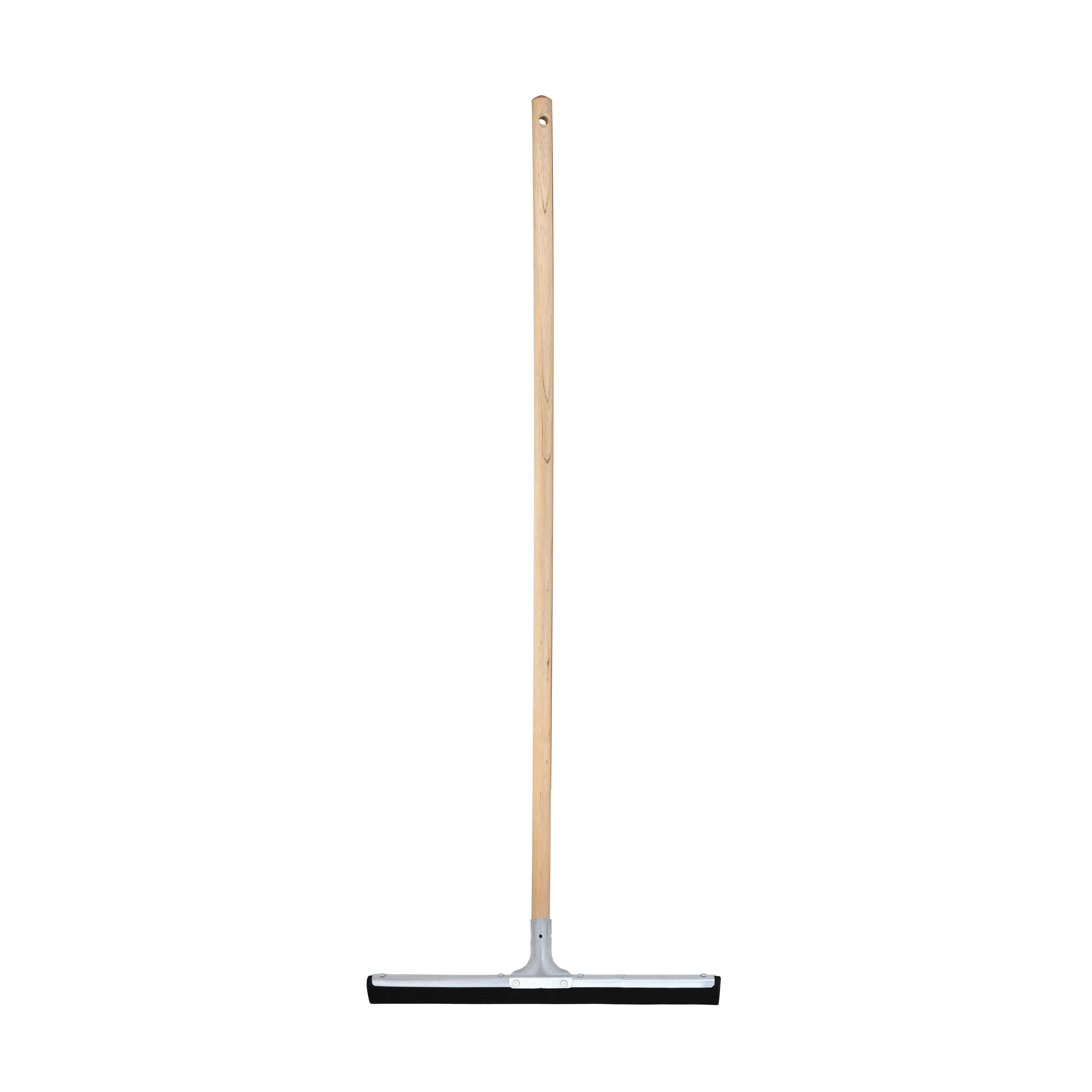Vloertrekker/douchetrekker voor water - metaal/natuurrubber - breedte 44 cm - steel hout 130 cm -