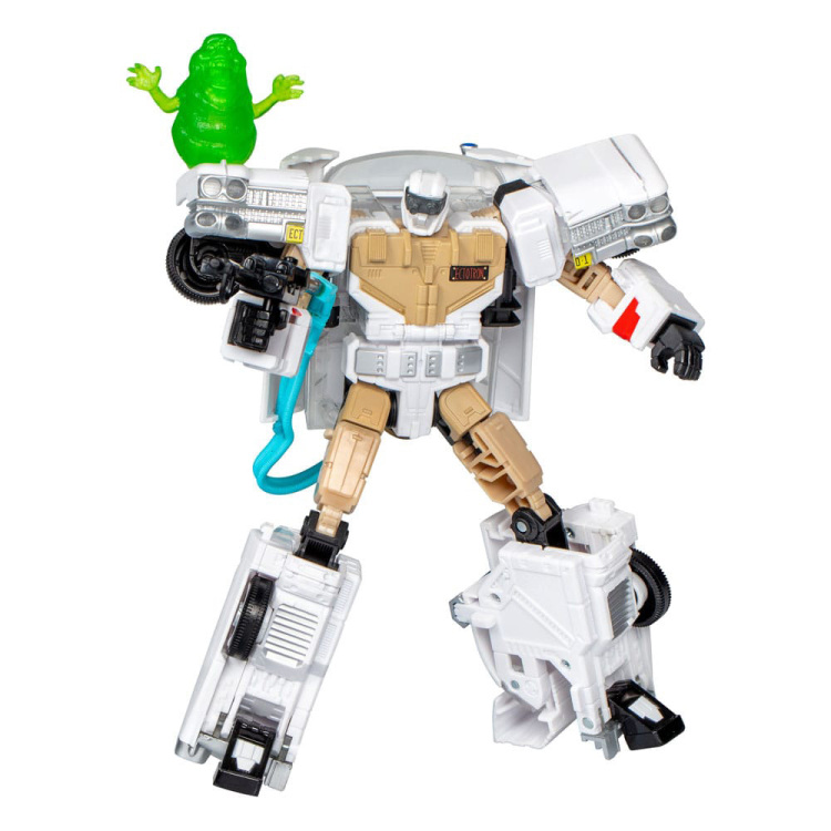 Diverse Transformers x Ghostbusters Action Figure Ectotron Ecto-1 speelfiguur