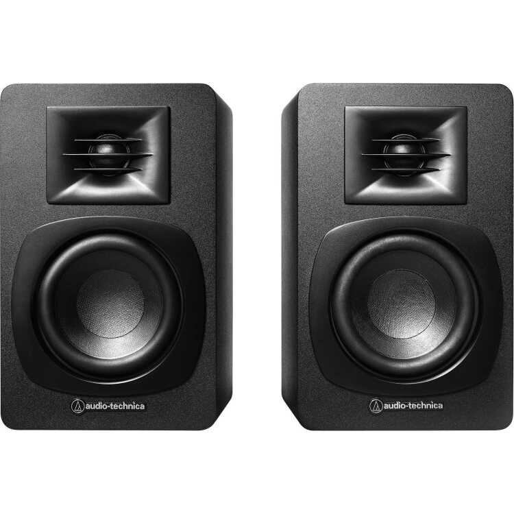 Audio-Technica AT-SP3X Actieve boekenplankspeakers luidspreker Bluetooth 5.3, RCA