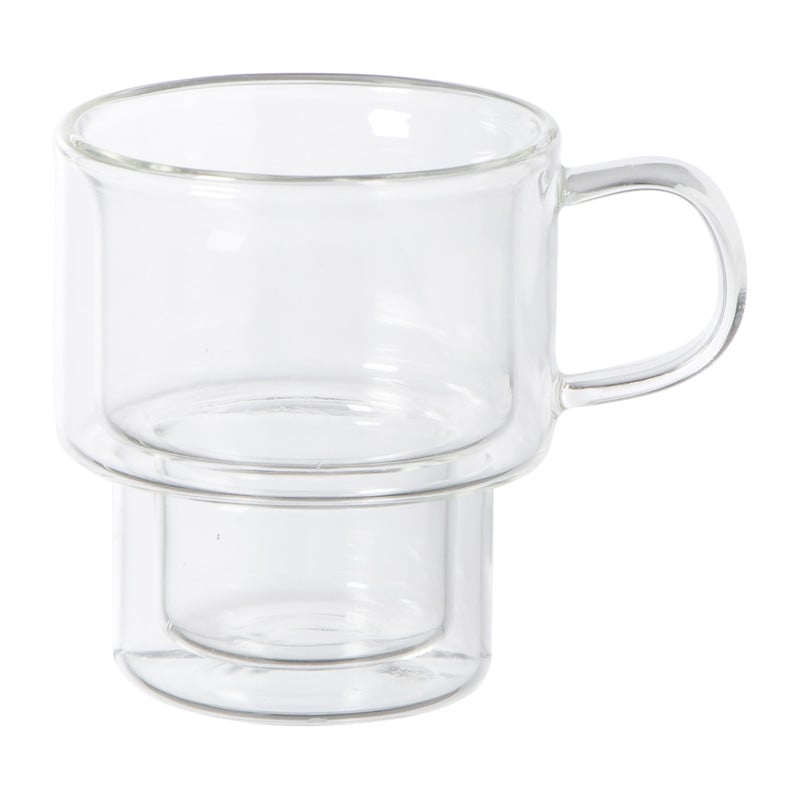 Theeglas dubbelwandig - 100 ml - glas