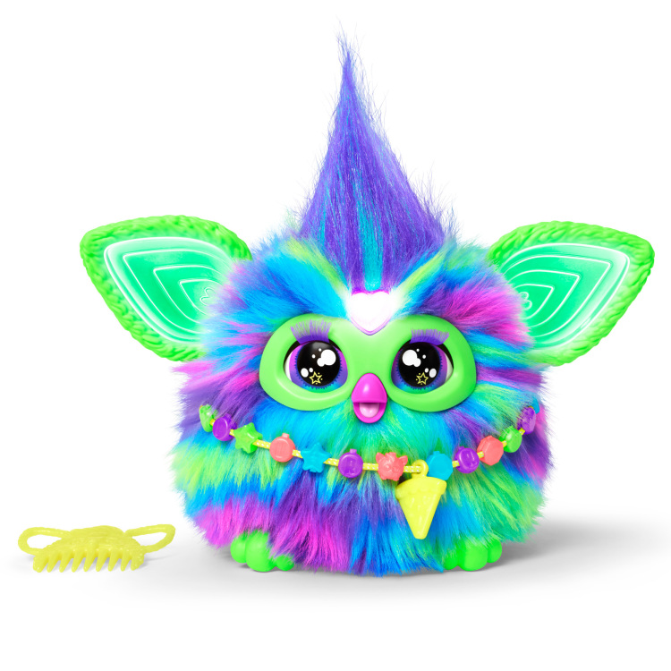 Hasbro Furby Galaxy pluchenspeelgoed Glow-in-the-dark