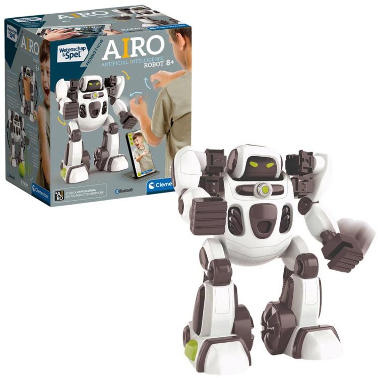 Clementoni Wetenschap & spel - AIRO Robot experimenteer speelgoed Nederlands, Bluetooth