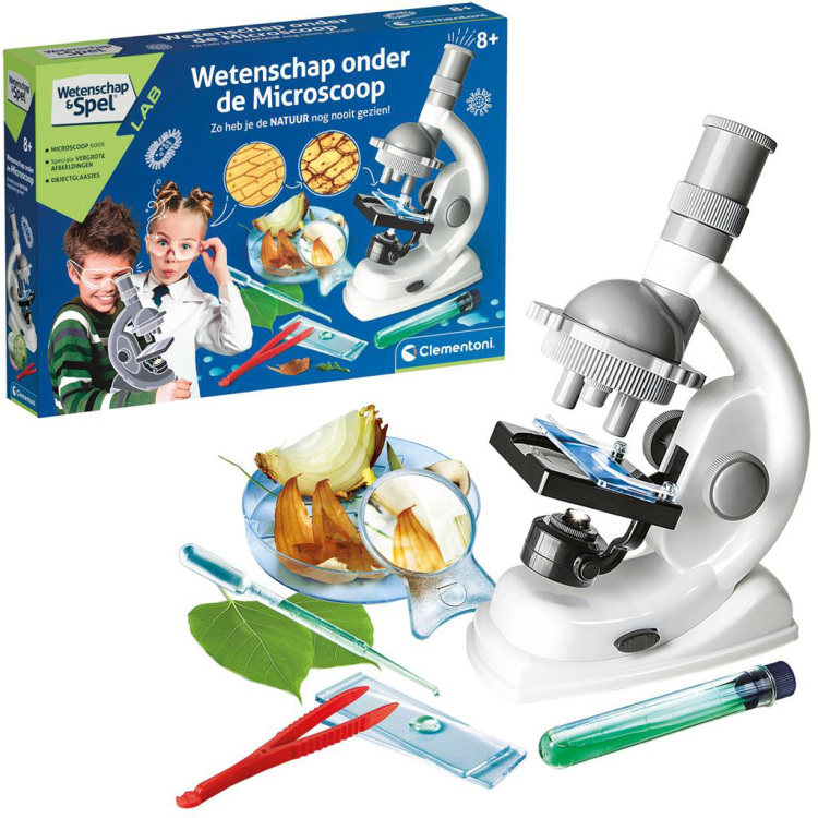 Clementoni Wetenschap & spel - Wetenschap onder de microscoop experimenteer speelgoed Nederlands