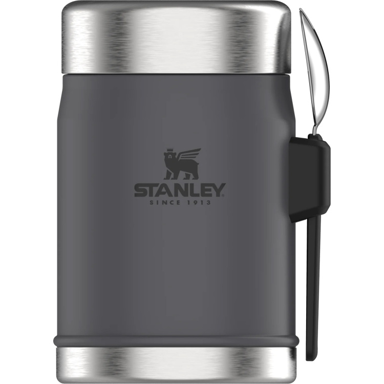Stanley PMI Classic Legendary Food Jar + Spork 0.4L thermocontainer Charcoal