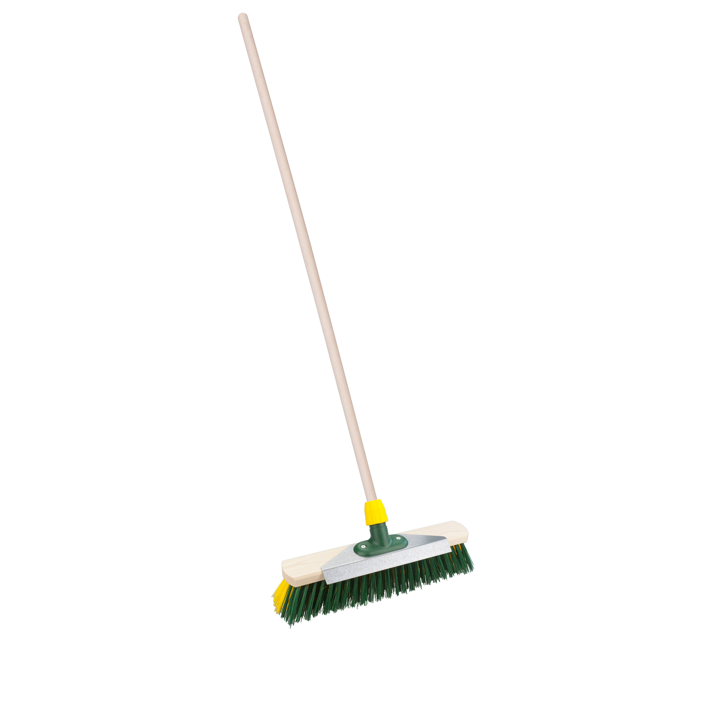 Straatbezem Snowmaster voor buiten - Bezemkop 40 cm - Kunststof - Steel hout 140 cm - met schraper -