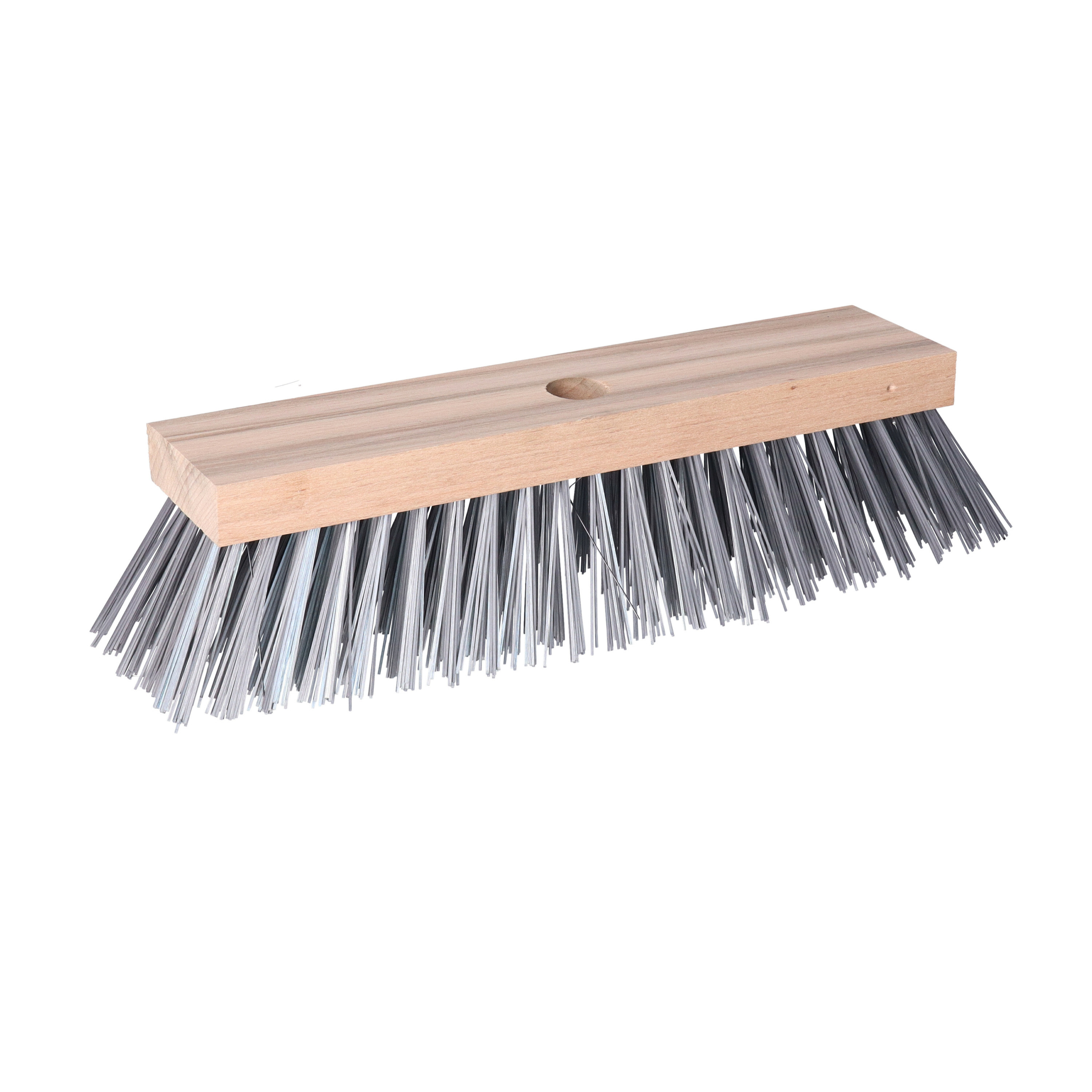 Buemag Vuilblik - metaal/hout - 40 x 20 cm - zilver - stofblik - ophang oog - binnen/buiten -